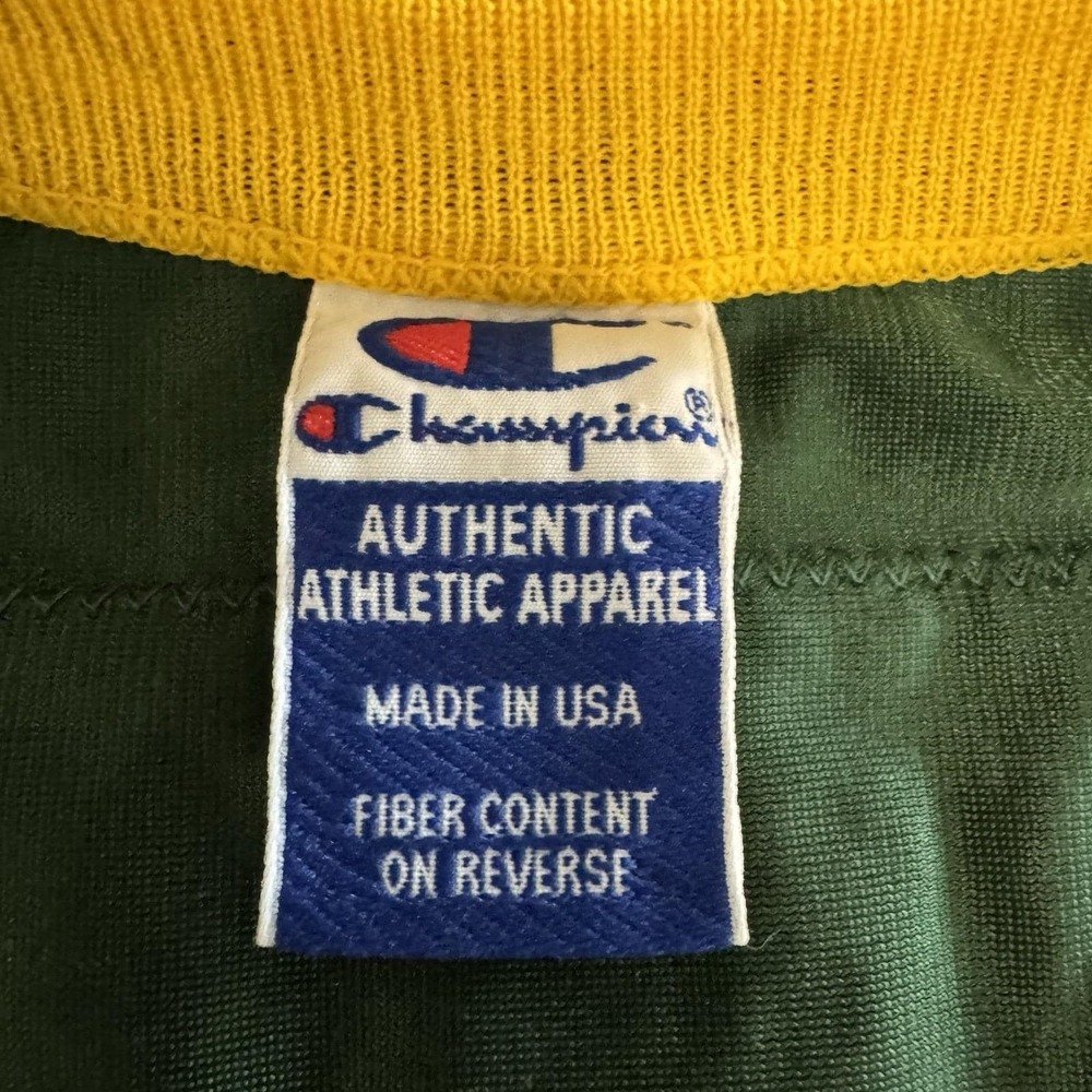 Green Bay Packers Brett Favre‎ Vintage 90s Champion Jersey Size 48 Made In USA - Picture 7 of 9